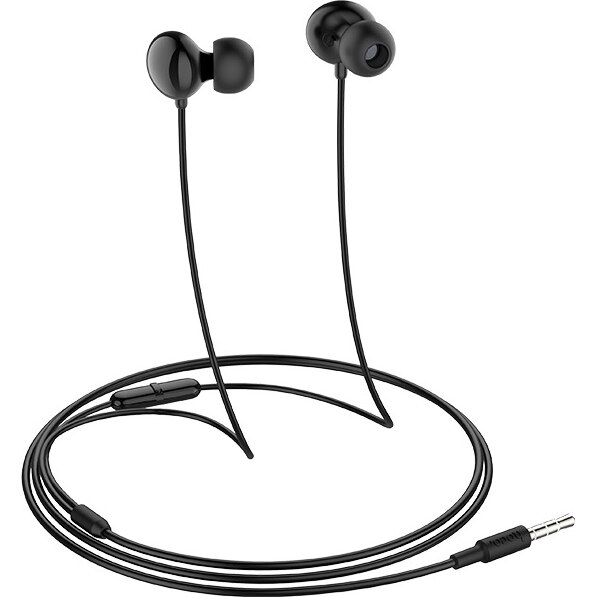 Casti audio Hoco M69 Expression Jack 3.5mm, Microfon, 1.2m, Negru
