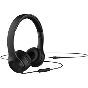Casti audio on-ear Hoco, W21 Graceful, jack 3.5mm, Microfon, 1.2m, Negru Casti audio on-ear Hoco, W21 Graceful, jack 3.5mm, Microfon, 1.2m, Negru