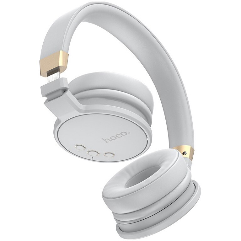 Casti bluetooth Hoco W26 Enjoyment Stereo, Gri