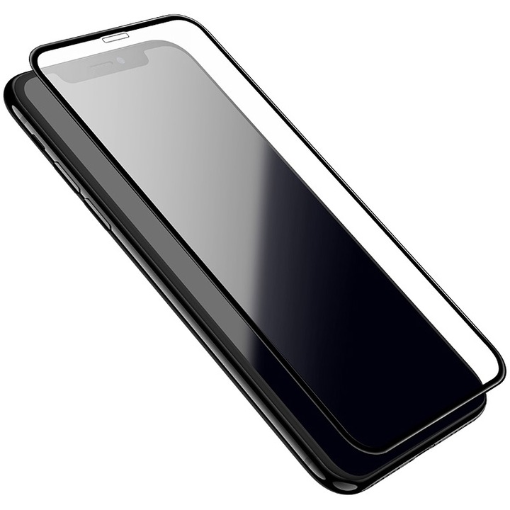 Hoco Silkcreen Üvegfólia iPhone X, XS, 11 Pro készülékhez, fekete