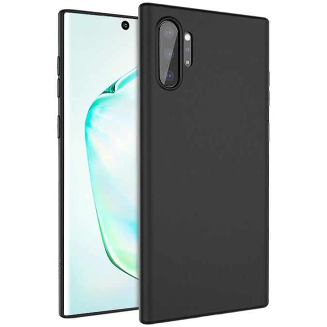 Husa de protectie Hoco Silicon Fascination pentru Samsung Galaxy Note 10 Plus, Negru