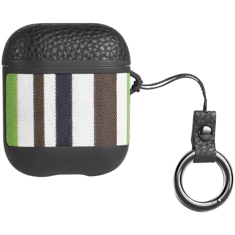 Husa de protectie Hoco WB17 pentru Airpods 1/2, Negru/verde