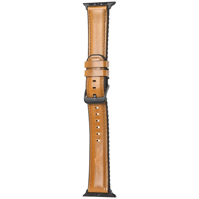 Curea Apple Watch Hoco WB18 Fenix Piele 38/40mm, Khaki