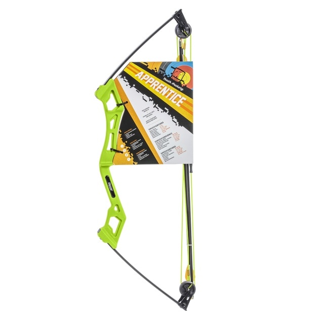 Arc compound cu sageti Bear Archery Apprentice ,culoare verde, pentru copii cu varsta peste 4 ani