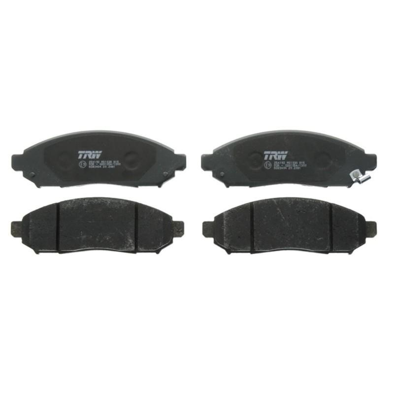 Set placute frana, frana disc Nissan NP300 NAVARA 2008-> D40 GDB3404