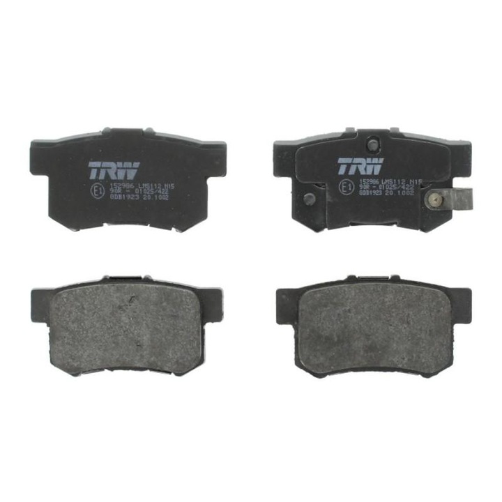 Комплект спирачни накладки, дискови спирачки Fiat Sedici 2006-2014 FY GDB1923