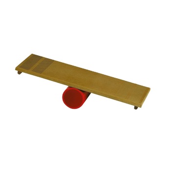 Placa echilibru Rolla Bolla, din lemn, cu cilindru din PVC rezistent, diametrul 130 mm, Bej/Rosu Placa echilibru Rolla Bolla, din lemn, cu cilindru din PVC rezistent, diametrul 130 mm, Bej/Rosu