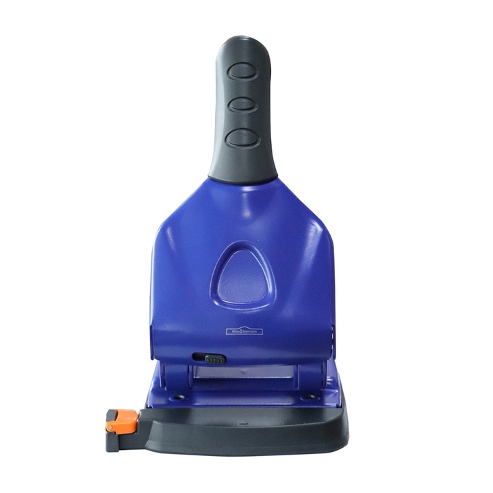 Perforator cu opritor, Office 1 Superstore, P70, 70 de coli, Albastru inchis