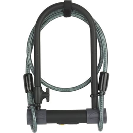 Antifurt bicicleta Yale, tip U + cablu, cu cheie