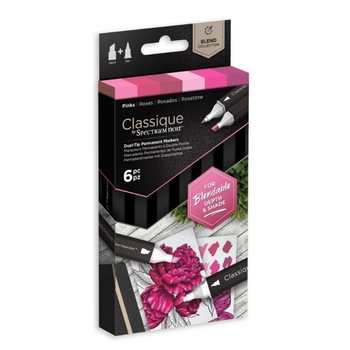 Set 6 Markere Spectrum Classique - Pink Set 6 Markere Spectrum Classique - Pink
