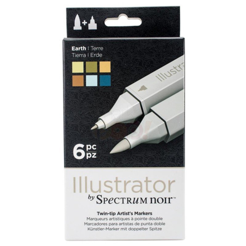 Set 6 Markere Spectrum Classique - Earth