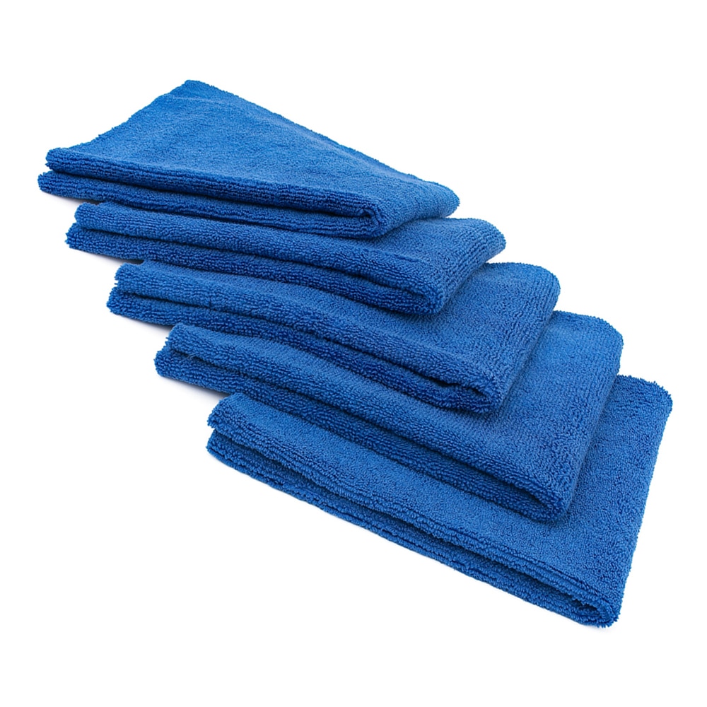 Set 5 Lavete din Microfibra, Profesionale, Albastre