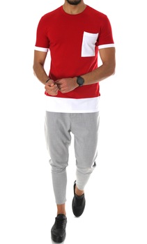 Tricou B1114, slim fit, pentru barbati, Rosu Tricou B1114, slim fit, pentru barbati, Rosu