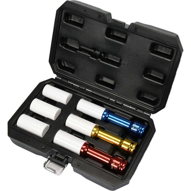 Set Chei Tubulare pentru Jante, CR-Mo, 1/2 inch, 17 - 19 - 21mm, 6