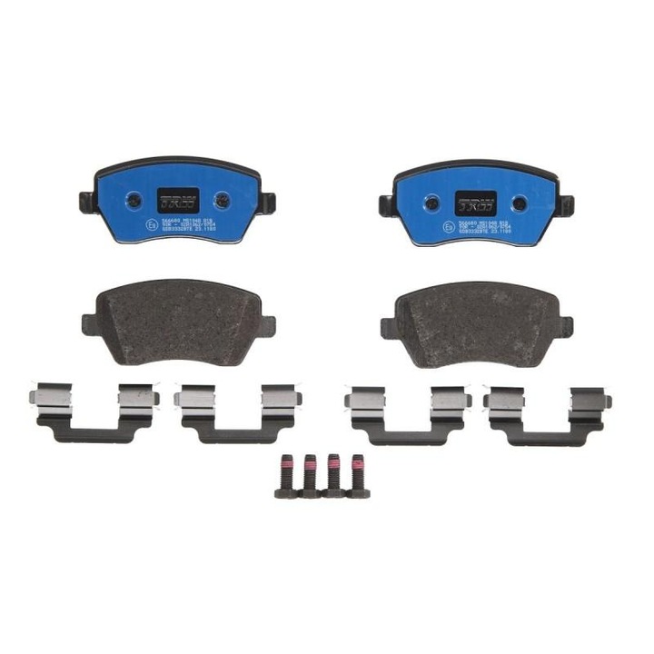 Set placute frana, frana disc Renault Clio 4 (2012->)[BH_] GDB3332BTE