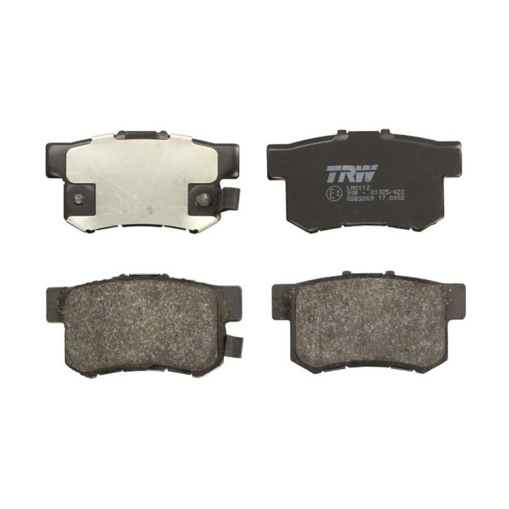 Комплект спирачни накладки, дискови спирачки Honda Odyssey 1998-2016 RB GDB3269