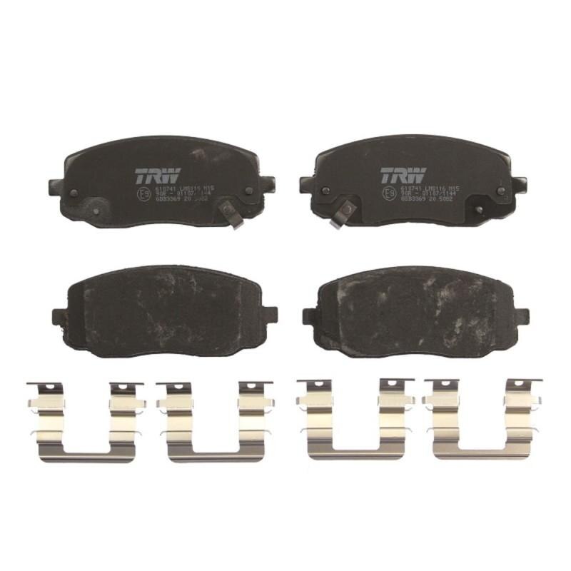 Set placute frana, frana disc Hyundai I10 2007-2016 PA GDB3369