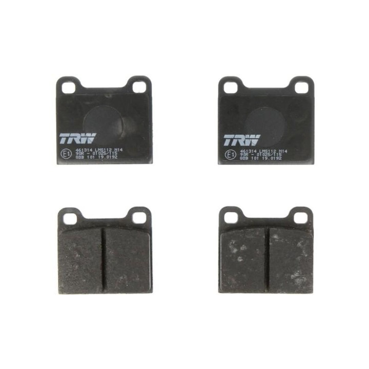 Set placute frana, frana disc Alfa Romeo Alfetta 1974-1984 116 GDB101