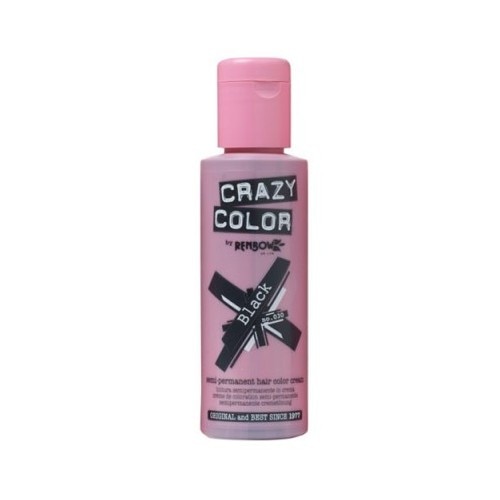 Vopsea de par Crazy Color Black 030