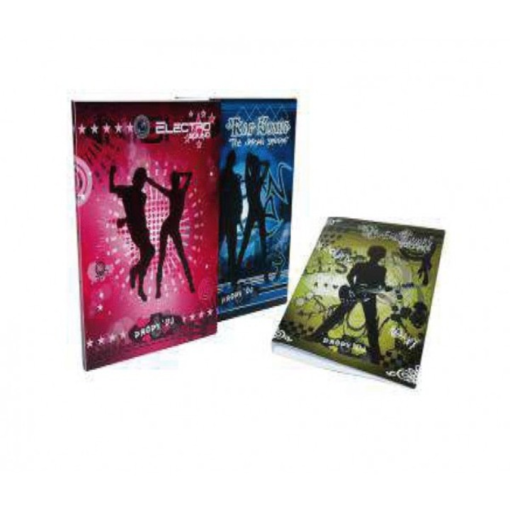 Комплект от 3 механични тетрадки Viquel А4, 4 ринга