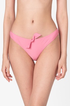Vero Moda, Costum de baie cu doua piese si detalii funda Isla, Roz, S Vero Moda, Costum de baie cu doua piese si detalii funda Isla, Roz, S