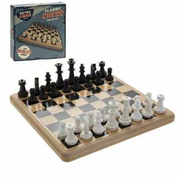 Joc de societate - Retro Games - Sah, Alb / Negru, 8 ani+ Joc de societate - Retro Games - Sah, Alb / Negru, 8 ani+