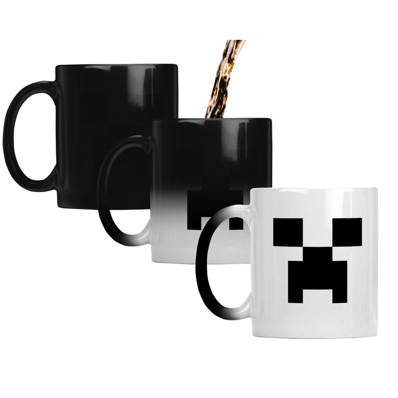 Cana Minecraft Creeper Termosensibila , 330ml , mug70, Multicolor