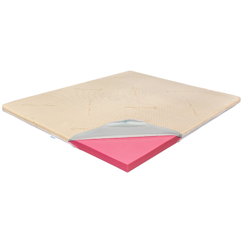 Topper Saltea Super Ortopedic Air 7 cm, Bio Bumbac Cooler, 90×190 cm, Ortopedicus