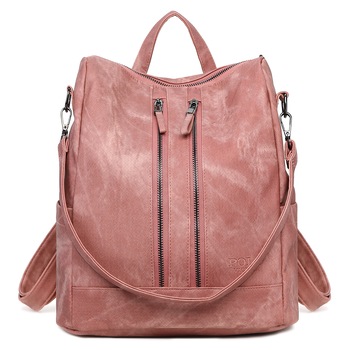 Geanta de piele tip rucsac, Vicuna Polo Rainbow, Cenusa De Trandafir Geanta de piele tip rucsac, Vicuna Polo Rainbow, Cenusa De Trandafir