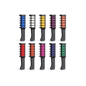 Set 10 pieptene cu creta pentru colorarea parului MoonbasaNails #2501 Set 10 pieptene cu creta pentru colorarea parului MoonbasaNails #2501