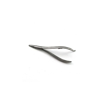 Cleste pentru indepartarea extensiilor de par MoonbasaNails, Model 1311, Metal, Gri Cleste pentru indepartarea extensiilor de par MoonbasaNails, Model 1311, Metal, Gri
