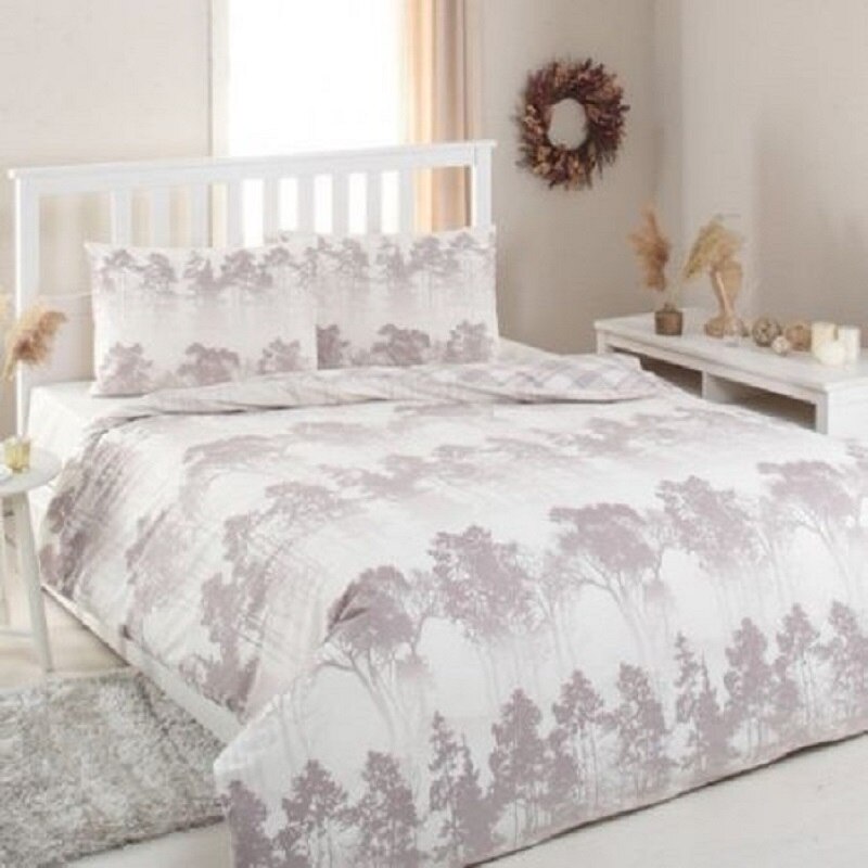 Lenjerie pat Hermosa, 1 persoana, 100% bumbac ranforce, 3 piese