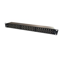 patch panel 19quot cat6 lankatt ftpstp 48port x rj45 suport de cabluri integrat complet ecranat - gigabit imagen 39_0_
0