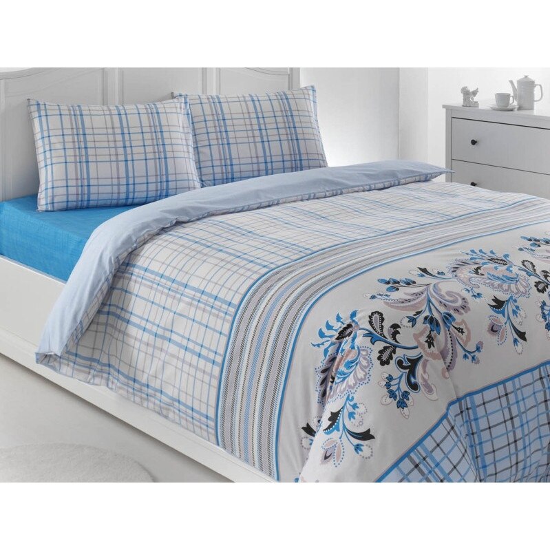 Lenjerie de pat cu pled, Lisa, 2 persoane, 240 x 260 cm