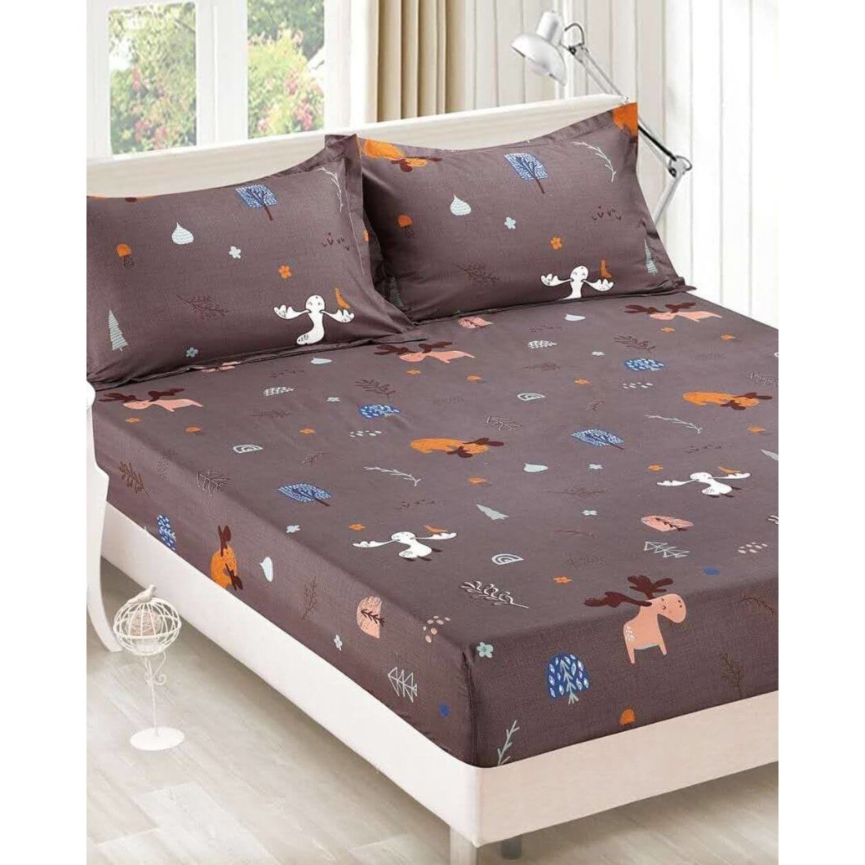 Husa de Pat + 2 Fete de Perne - Reindeer