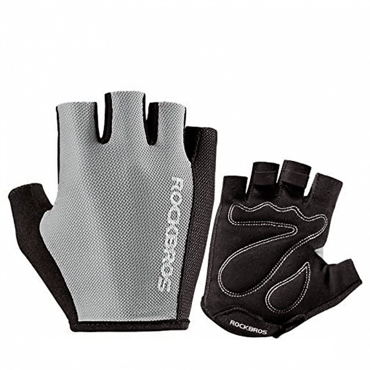 Manusi Ciclism Rockbros marime L, gri/negru