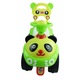 Masinuta fara pedale, panda, verde, 60 cm