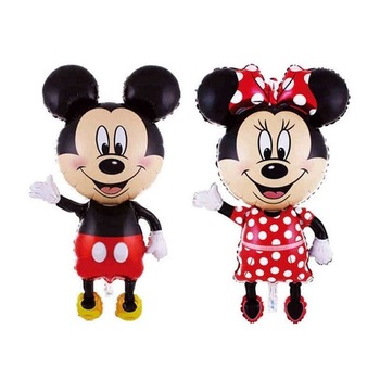 Set Balon Mickey si balon Minnie Mouse, 115 cm, 2 bucati Set Balon Mickey si balon Minnie Mouse, 115 cm, 2 bucati