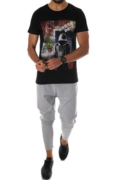 Tricou B1148, slim fit, pentru barbati, Negru Tricou B1148, slim fit, pentru barbati, Negru