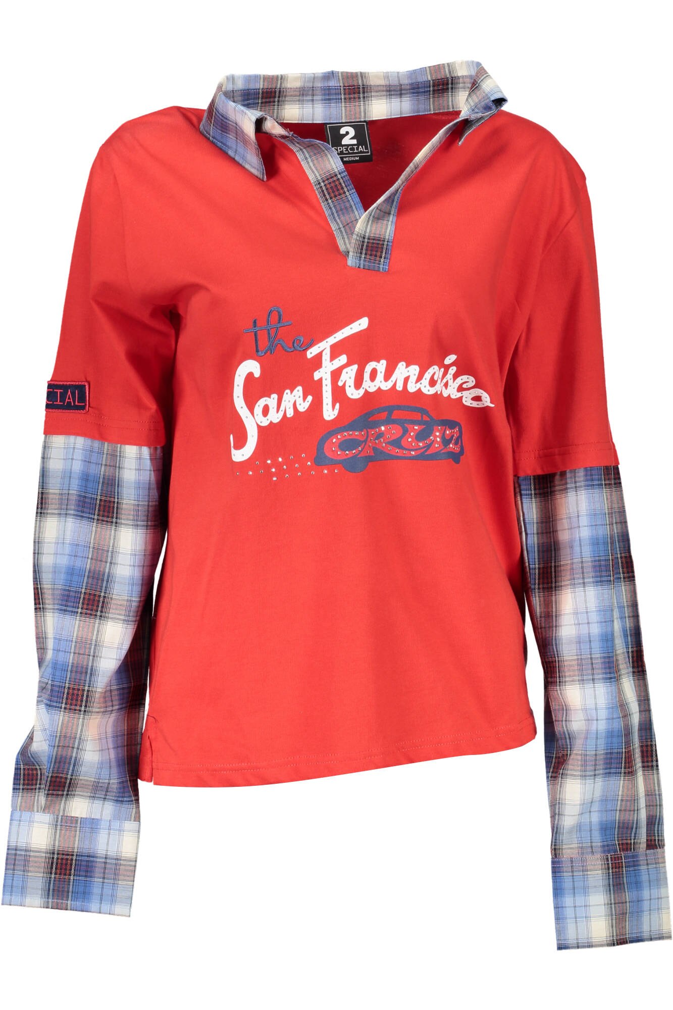 Tricou maneci Special, Rosu, Rosu