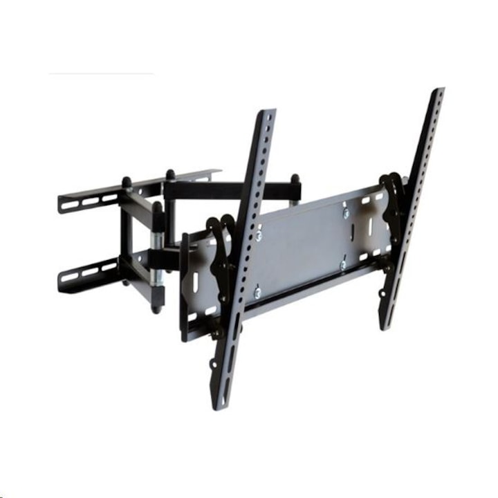 TV стенна стойка Omega, OUTV600FM BIRCH, 30"-65" до 45 кг, регулируема в собствената ос -90 ° ~ + 90 °, във вертикалната ос -2 + 12 °, черна
