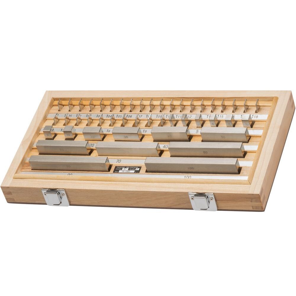 Cale plan paralele din otel, set 47 buc, clasa toleranta 2