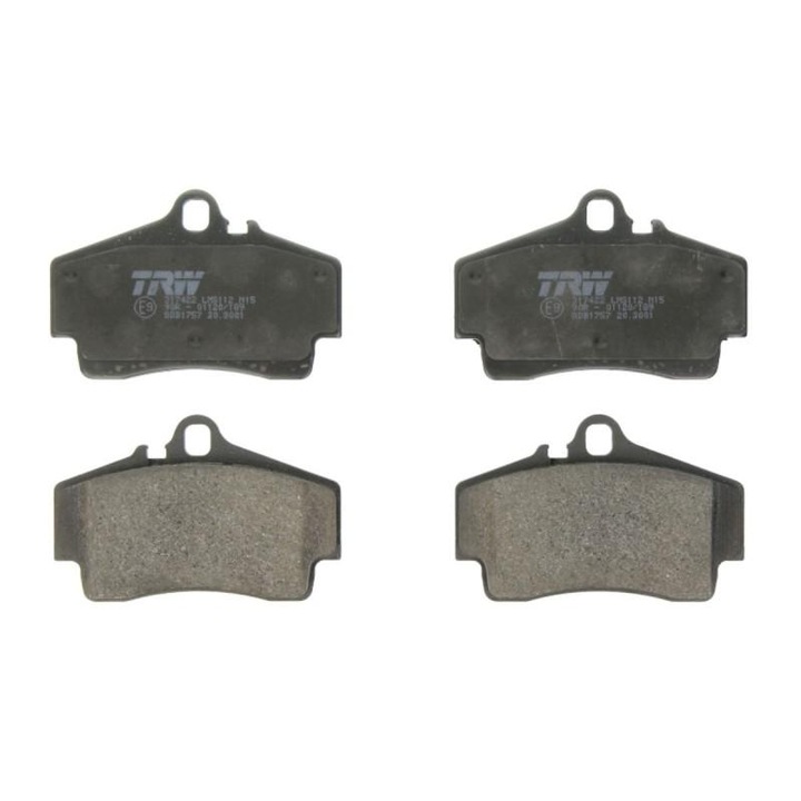 Комплект спирачни накладки, дискови спирачки Porsche BOXSTER 1996-2004 986 GDB1757