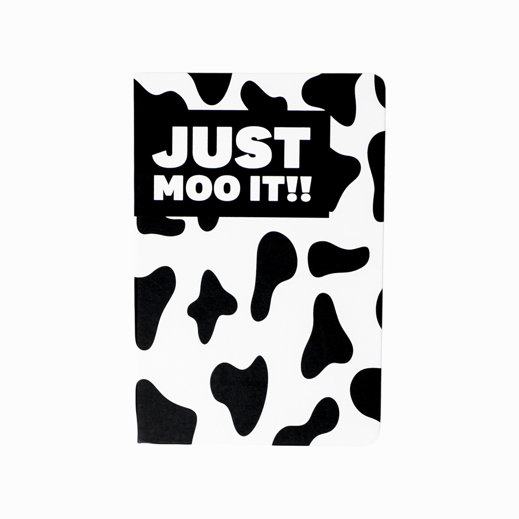 Agenda Just Moo It, 21.5 x 14.5 cm, Alb Si Negru