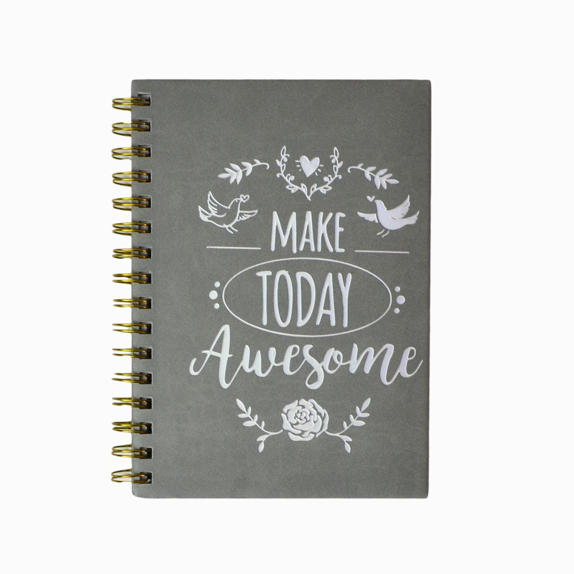 Agenda Make Today Awesome, 21 x 15 cm, Gri