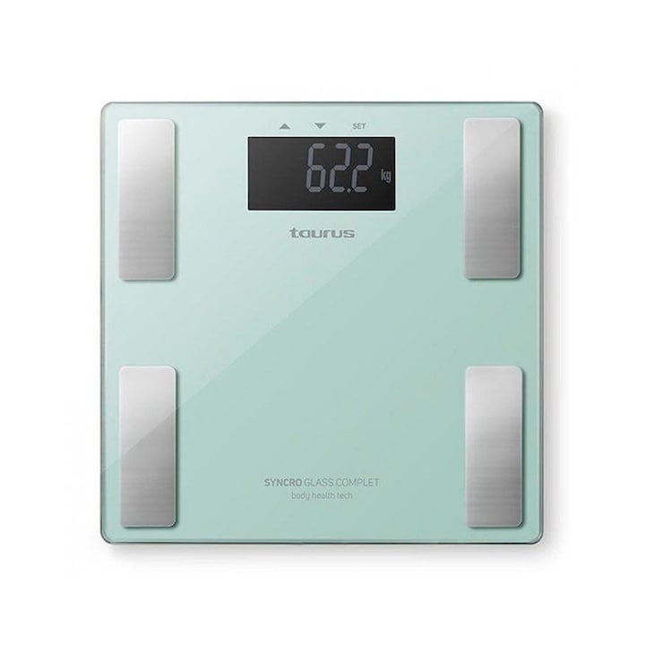 Digitális Fürdőszoba Mérleg Taurus Syncro Glass Complet