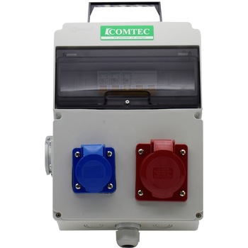 Tablou Santier 10L IP66 Echipat T1x16+M1x16IND+M1x16, Comtec Tablou Santier 10L IP66 Echipat T1x16+M1x16IND+M1x16, Comtec