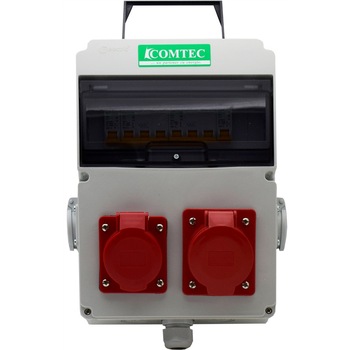 Tablou Santier 10L IP66 Echipat T1x16+T1x32+M2x16, Comtec Tablou Santier 10L IP66 Echipat T1x16+T1x32+M2x16, Comtec