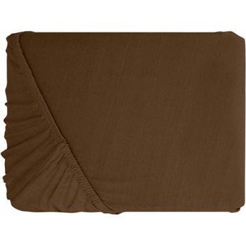 Cearceaf de pat cu elastic Mally Home Yuny , 160 x 200 + 25 cm, Bumbac, Maro Cearceaf de pat cu elastic Mally Home Yuny , 160 x 200 + 25 cm, Bumbac, Maro
