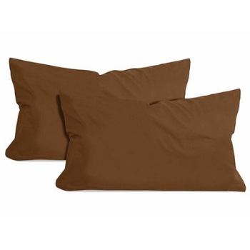 Set 2 fete de perna 50 x 70 cm Yuny Mally Home, Bumbac, Maro Set 2 fete de perna 50 x 70 cm Yuny Mally Home, Bumbac, Maro